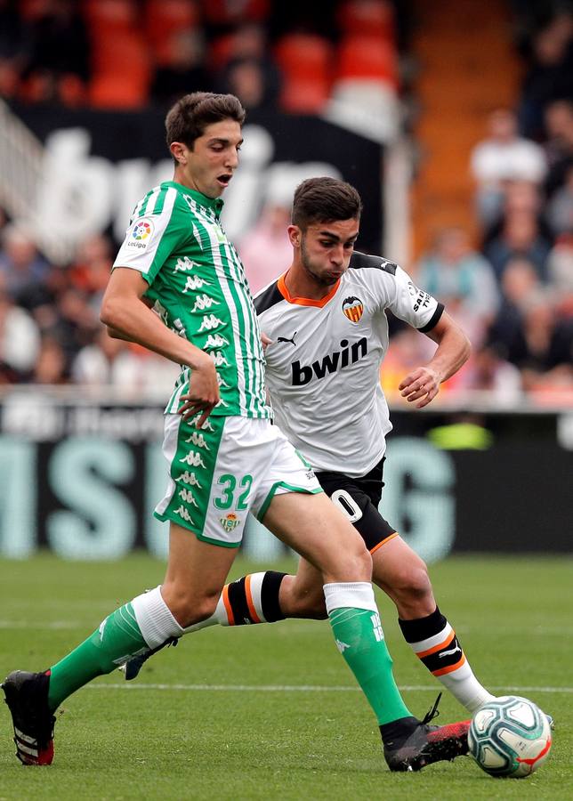 En imágenes, la derrota del Betis ante el Valencia en Mestalla