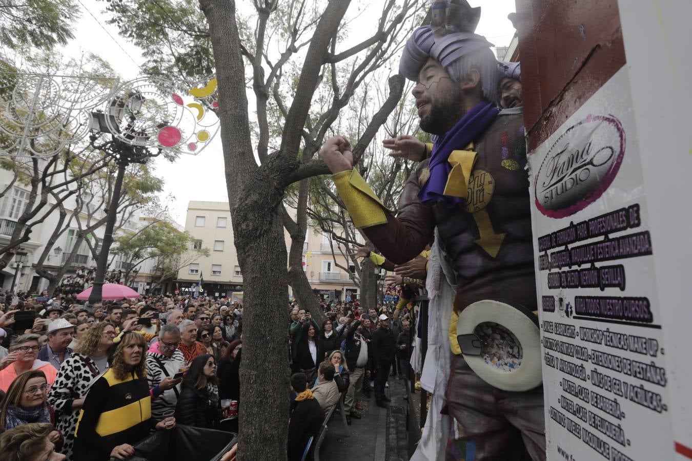 FOTOS: Cádiz se despide de febrero con los carruseles de coros el segundo sábado de carnaval