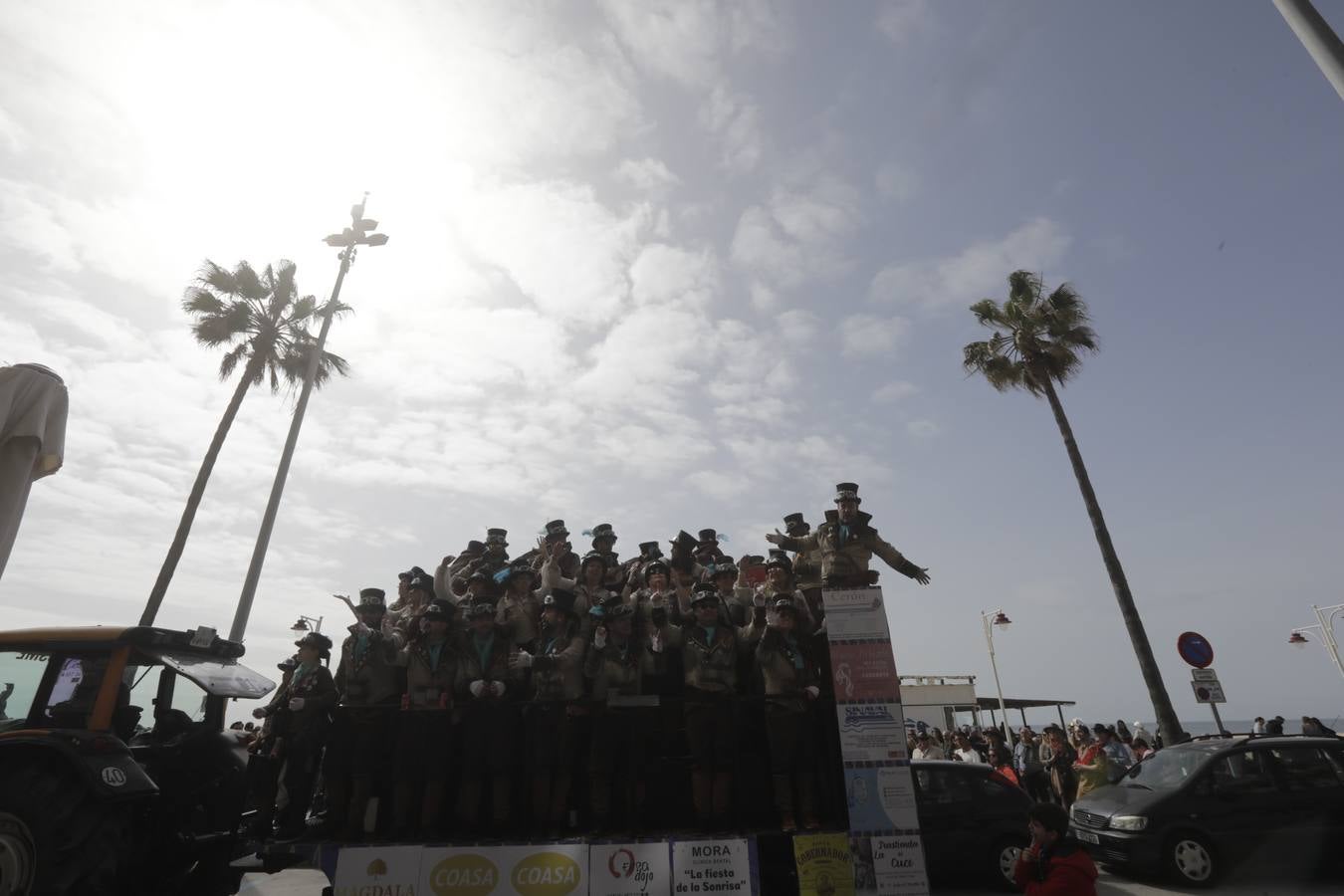 FOTOS: Cádiz se despide de febrero con los carruseles de coros el segundo sábado de carnaval