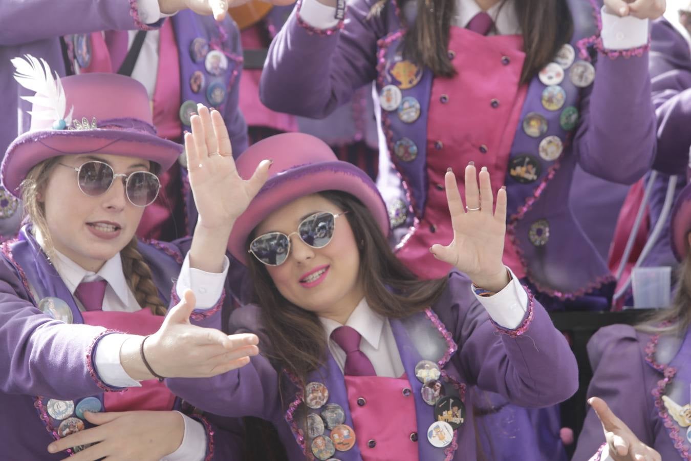 FOTOS: Cádiz se despide de febrero con los carruseles de coros el segundo sábado de carnaval