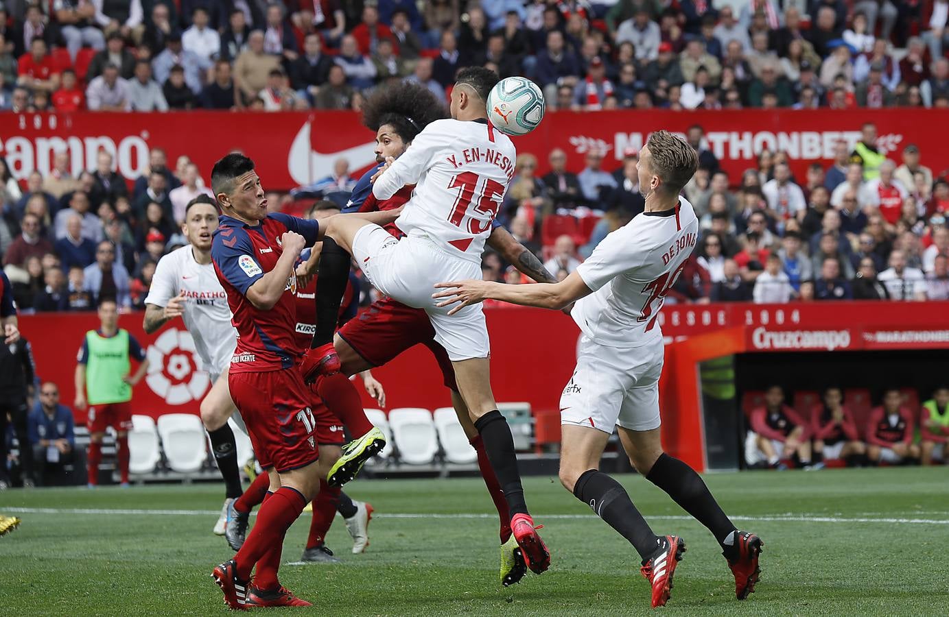 En imágenes, la victoria del Sevilla ante el Osasuna (3-2)