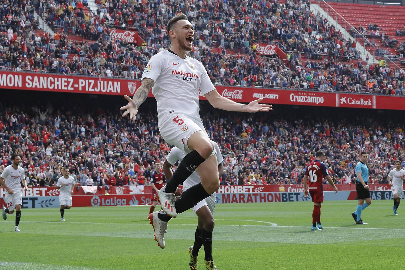 En imágenes, la victoria del Sevilla ante el Osasuna (3-2)