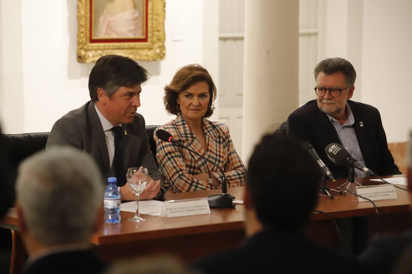 El homenaje al Trienio Liberal en Montilla con Carmen Calvo, en imágenes