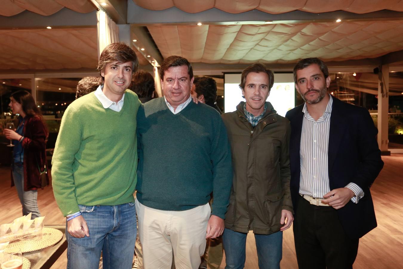 Gonzalo Piñar, Gonzalo Parias, Eduardo Rodríguez y Gabriel Guardiola