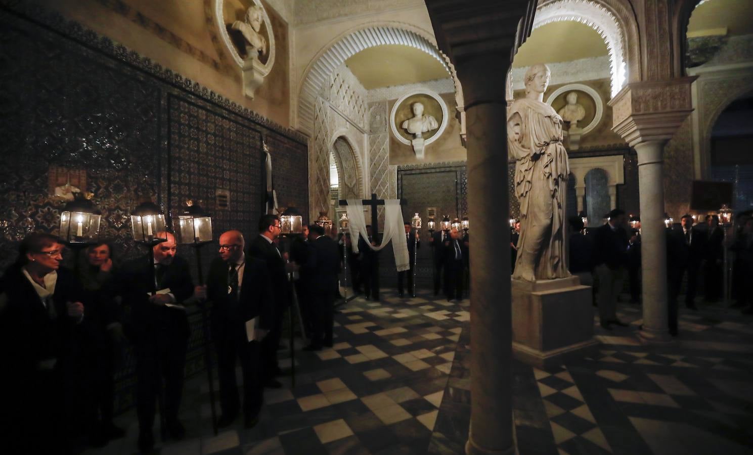 El vía crucis de la Pía Unión por la Casa de Pilatos