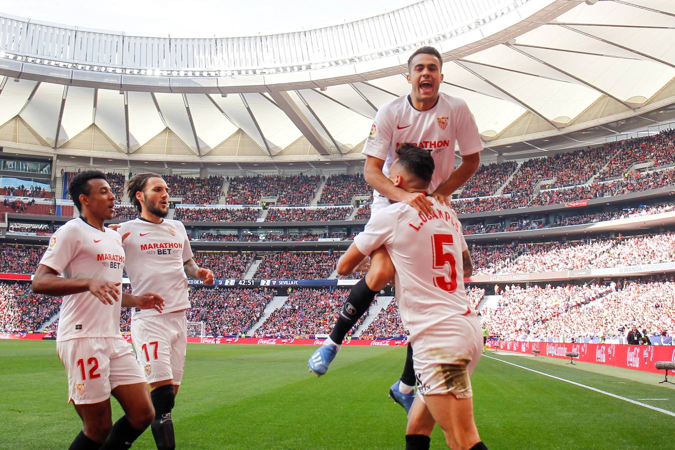 Atlético de Madrid - Sevilla FC: las mejores imágenes del empate