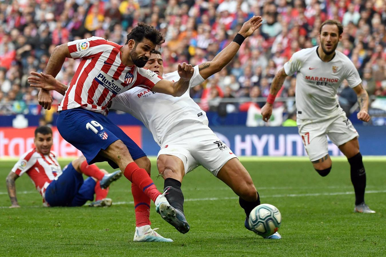 Atlético de Madrid - Sevilla FC: las mejores imágenes del empate