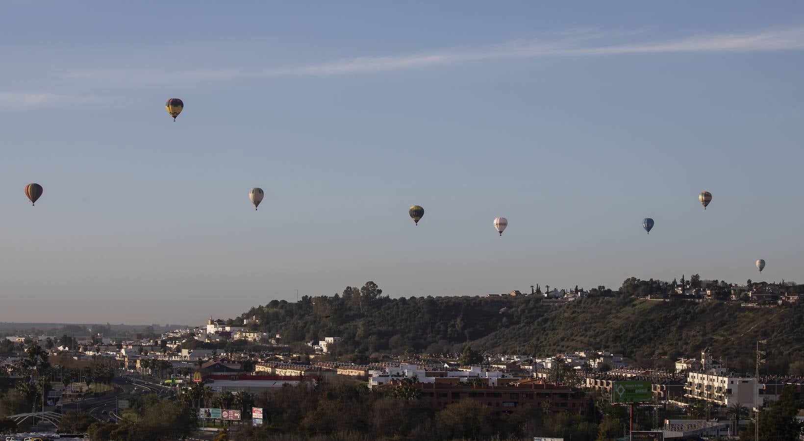 Tablada, epicentro de la XXI edición de la Copa del Rey de globos aerostáticos