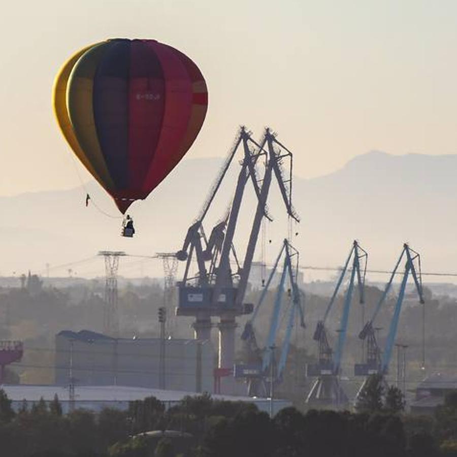 Tablada, epicentro de la XXI edición de la Copa del Rey de globos aerostáticos