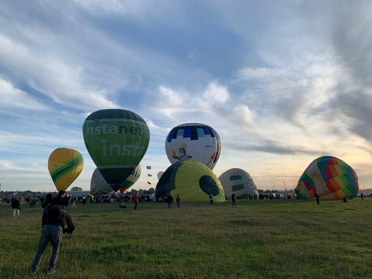 Tablada, epicentro de la XXI edición de la Copa del Rey de globos aerostáticos