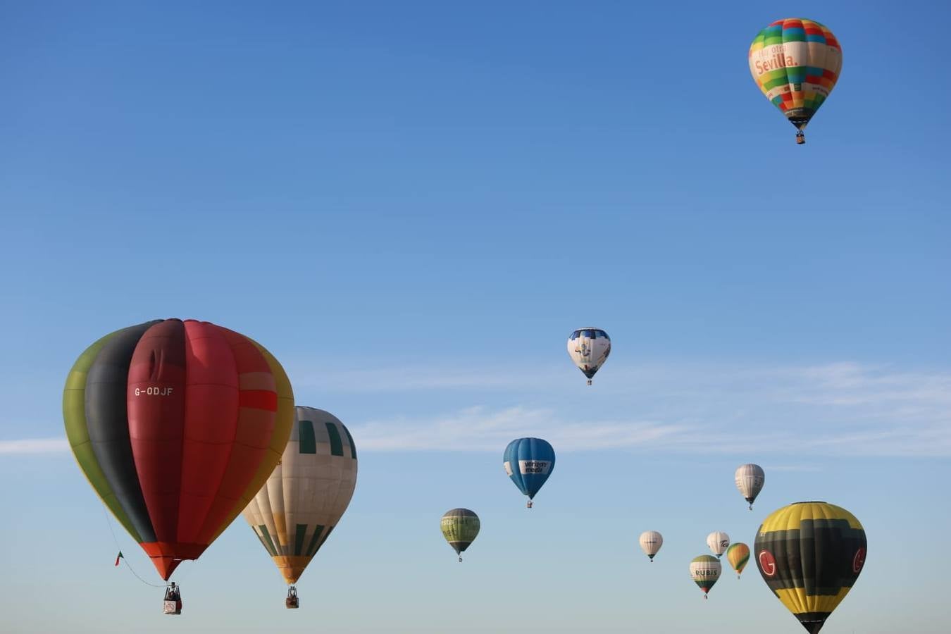 Tablada, epicentro de la XXI edición de la Copa del Rey de globos aerostáticos