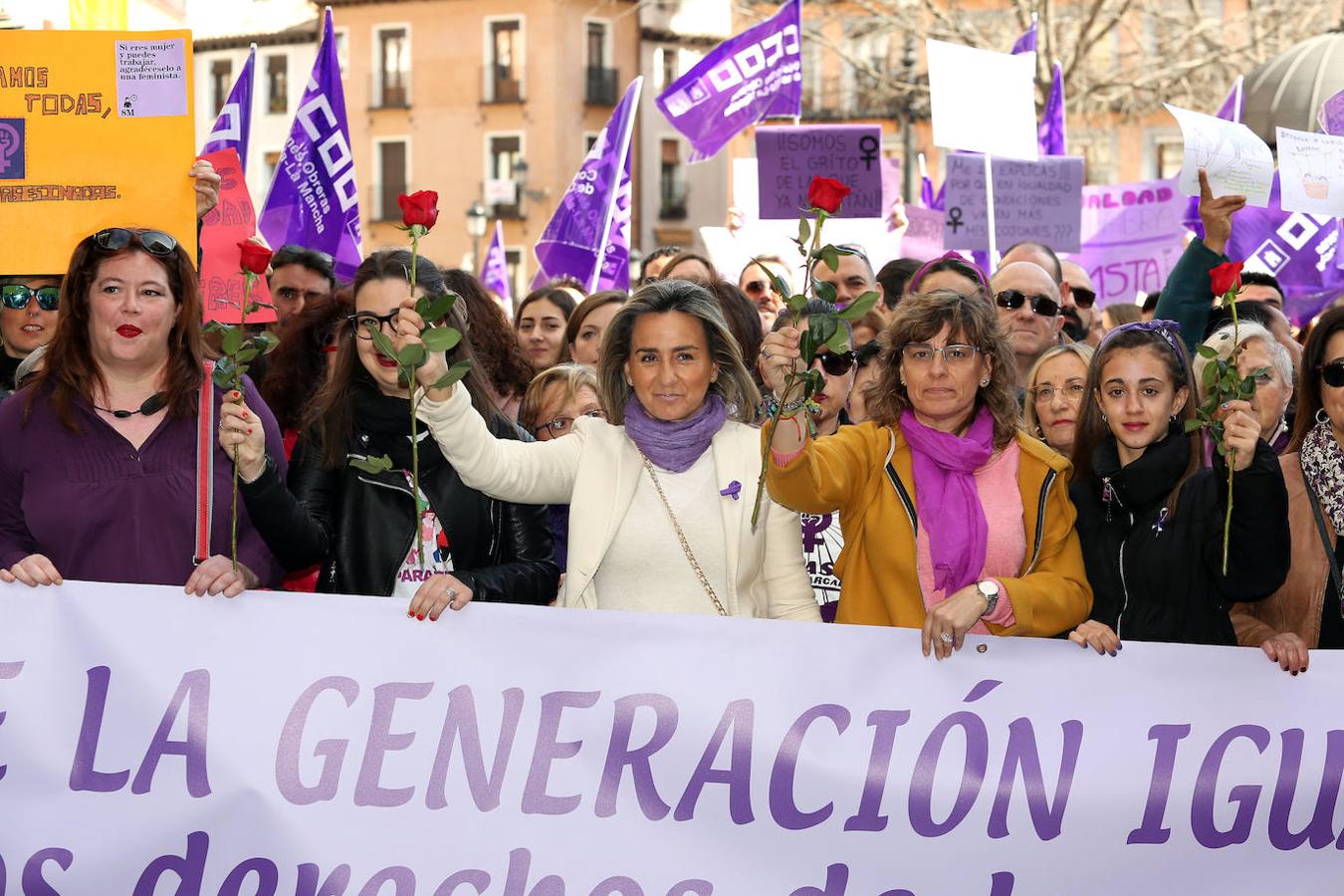 Manifestación en Toledo por el Día de la Mujer