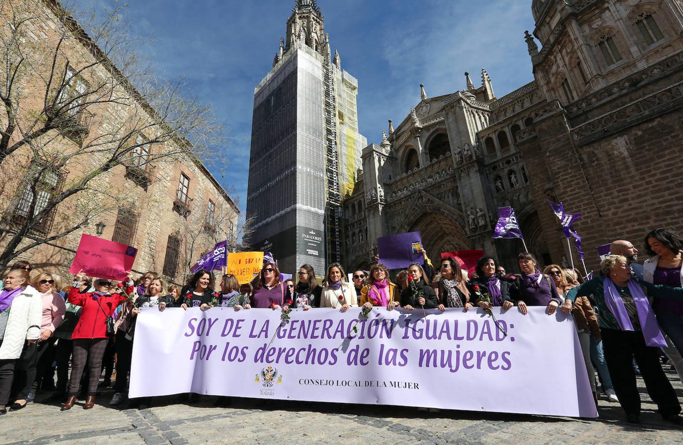 Manifestación en Toledo por el Día de la Mujer