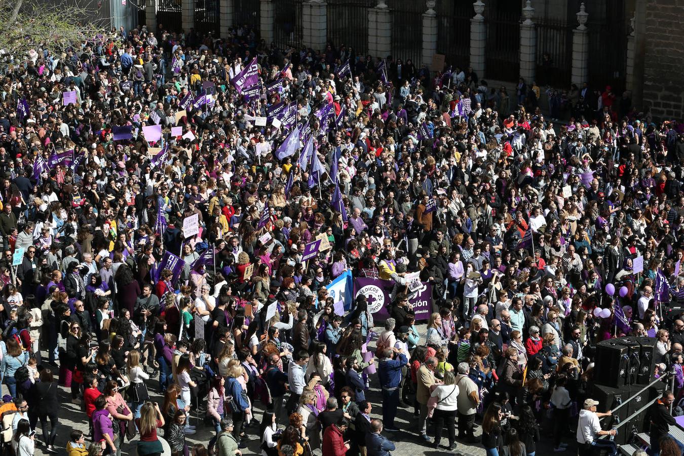 Manifestación en Toledo por el Día de la Mujer