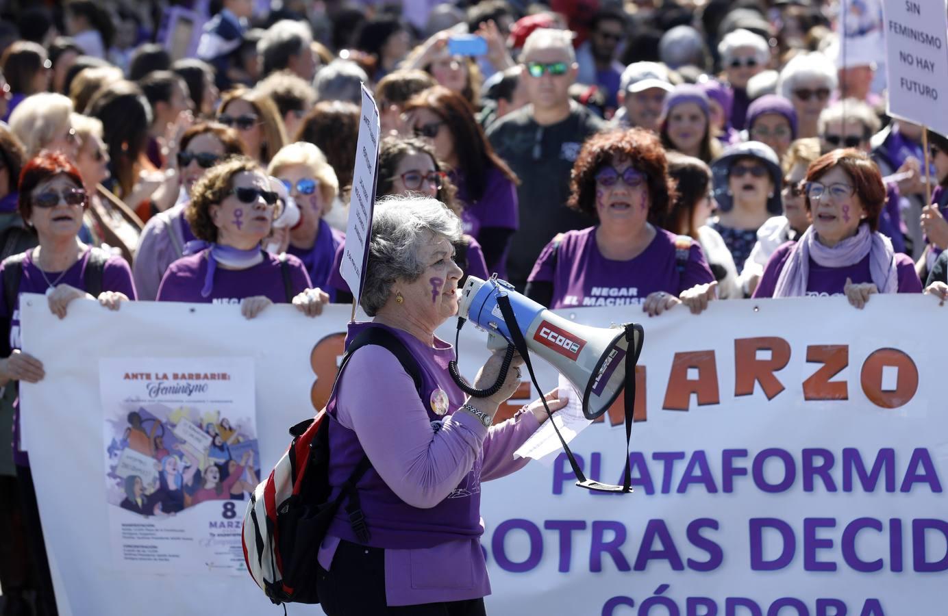 Las mejores imágenes de la manifestación del Día de la Mujer en Córdoba