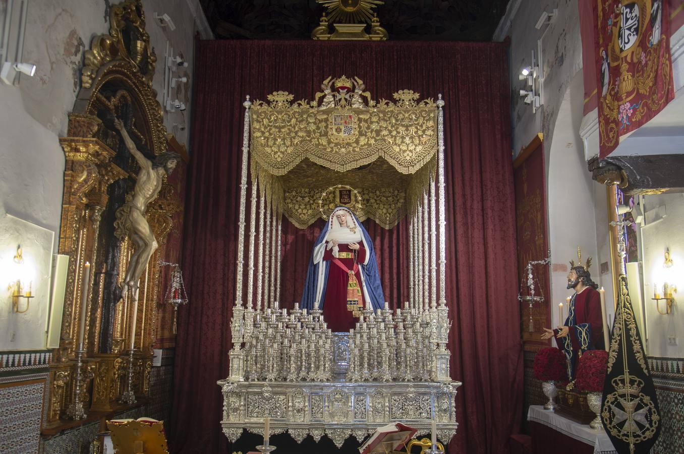 La Virgen del Rosario de Montesión en su paso de palio