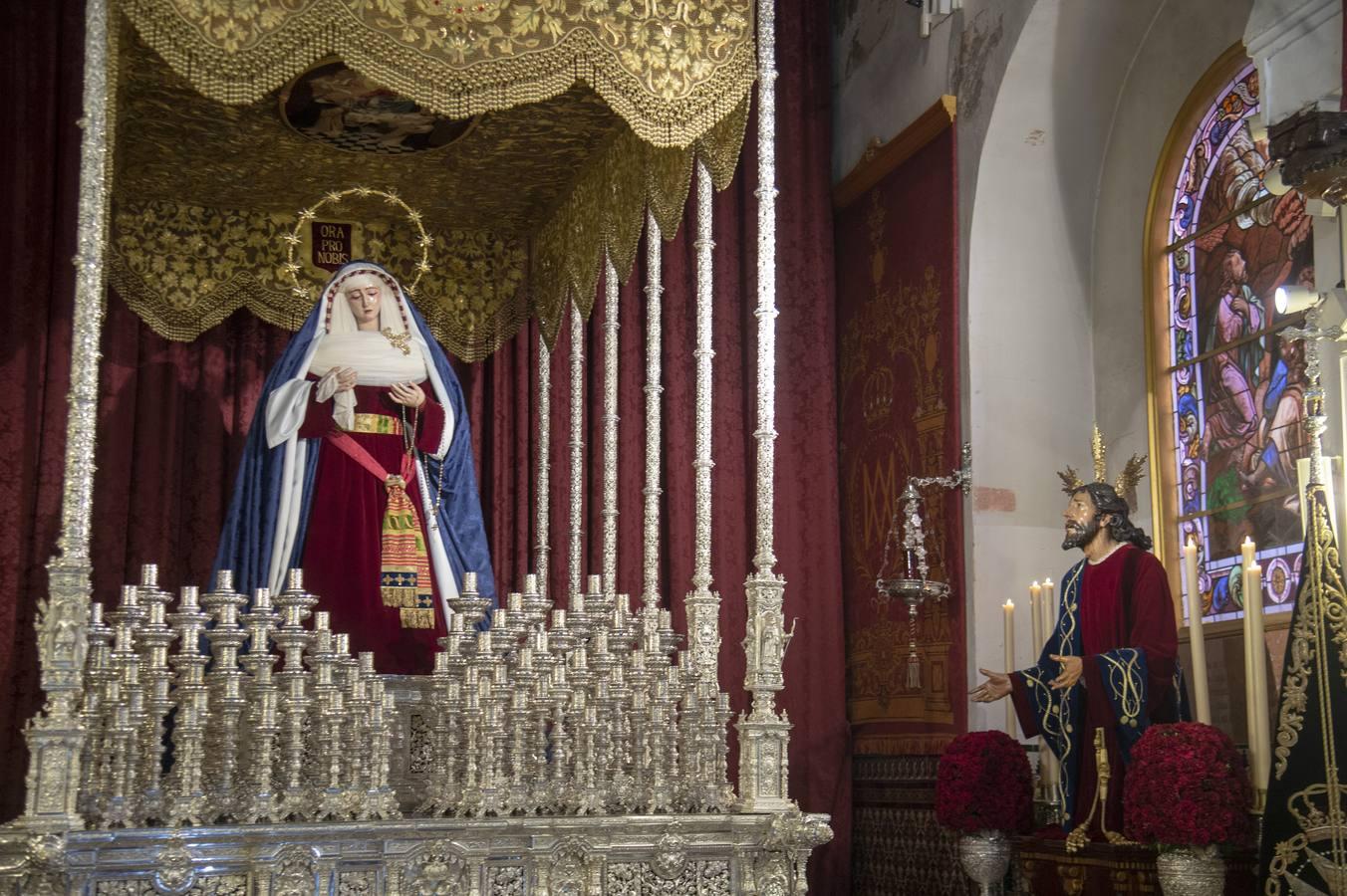 La Virgen del Rosario de Montesión en su paso de palio