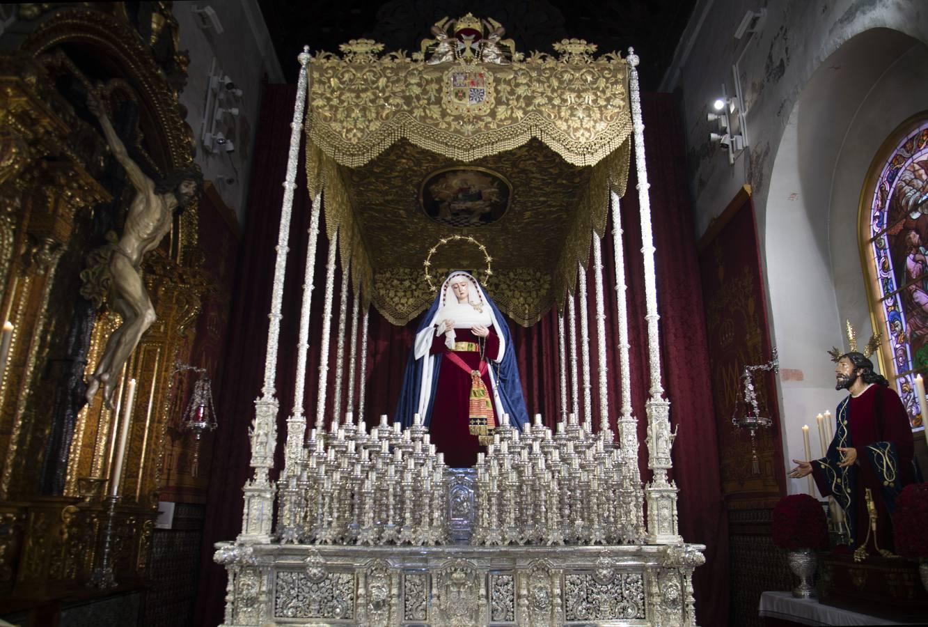 La Virgen del Rosario de Montesión en su paso de palio