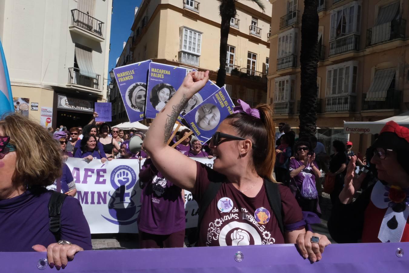 Fotos: Manifestación por el 8M en Cádiz