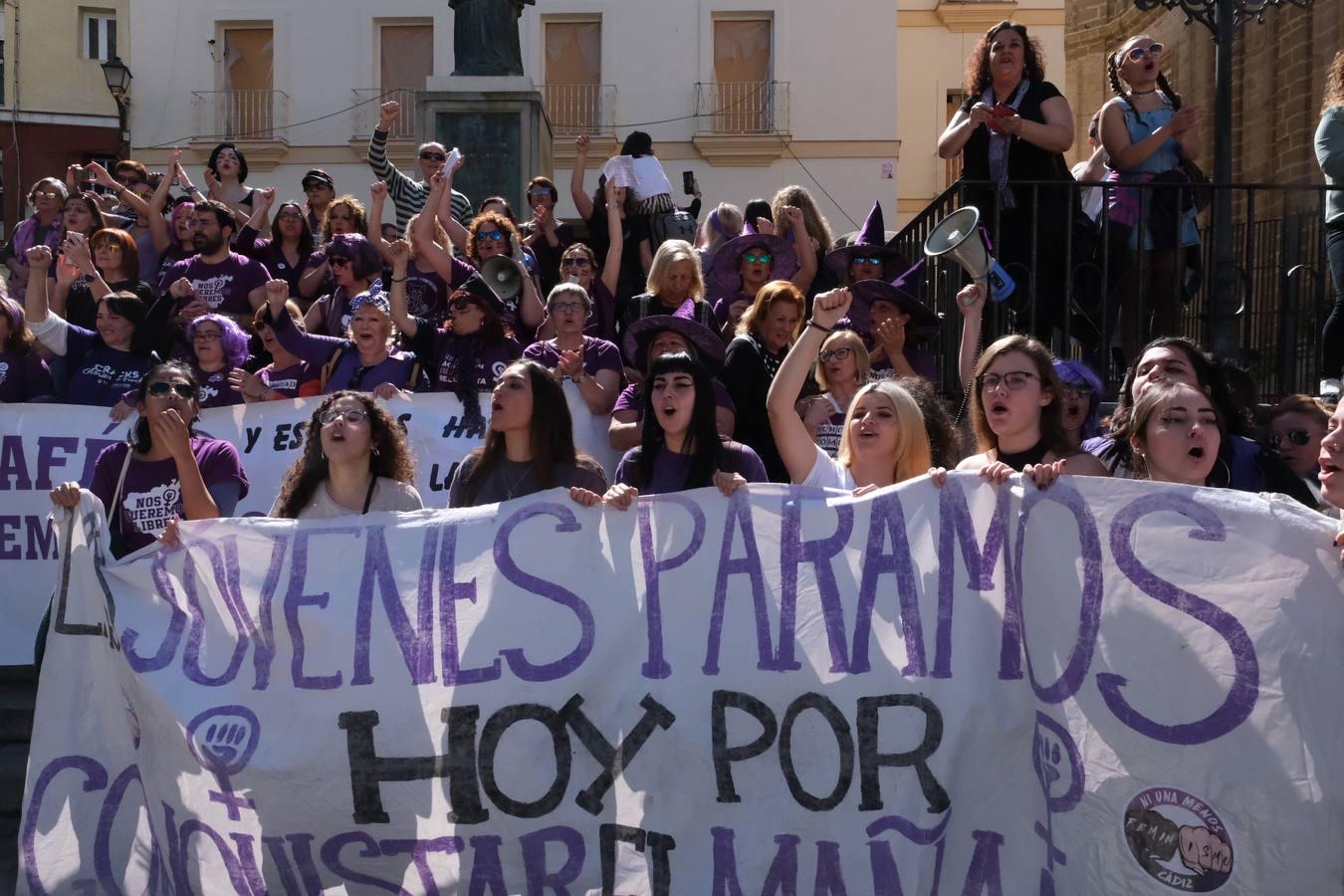 Fotos: Manifestación por el 8M en Cádiz