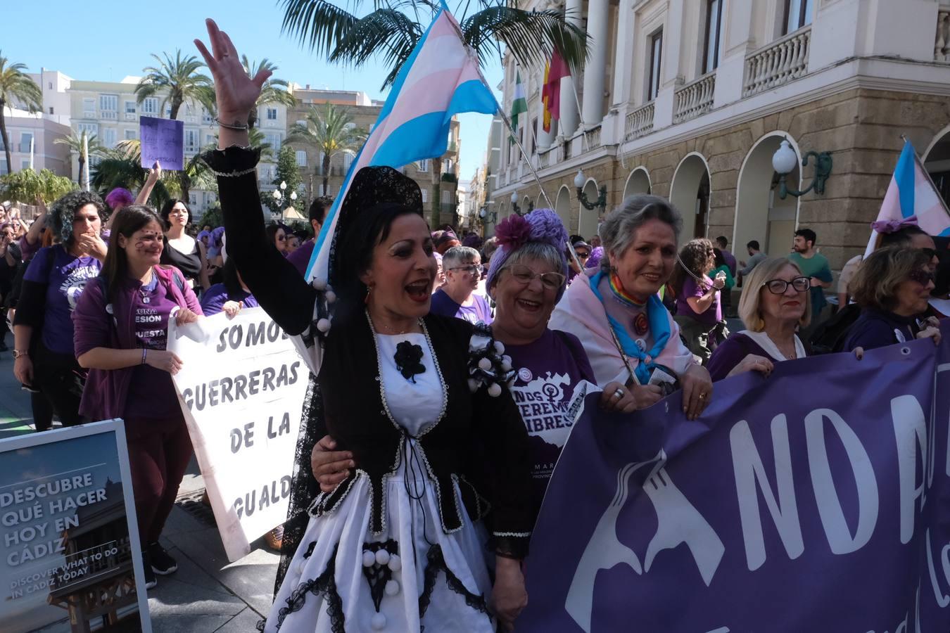 Fotos: Manifestación por el 8M en Cádiz