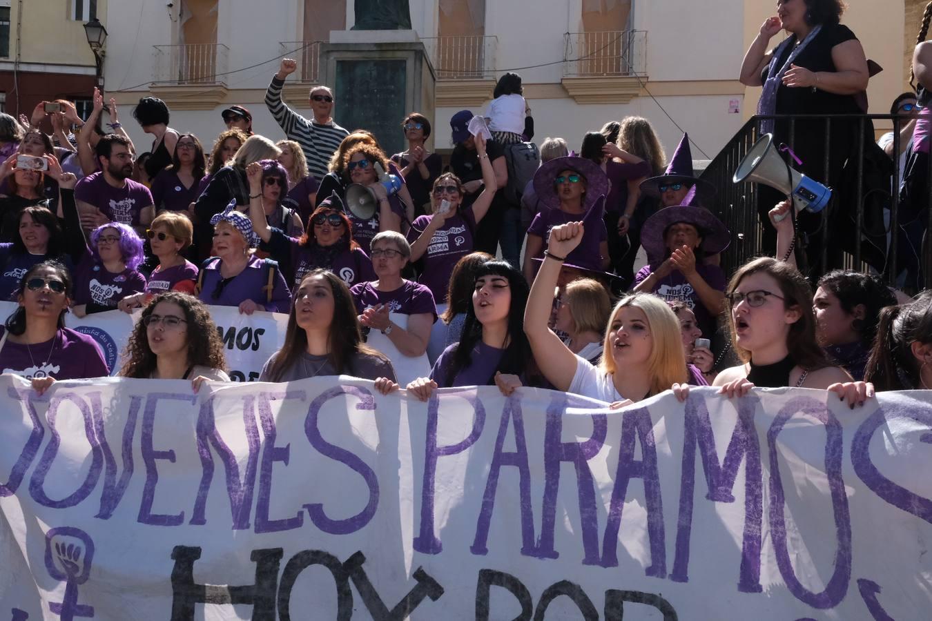 Fotos: Manifestación por el 8M en Cádiz