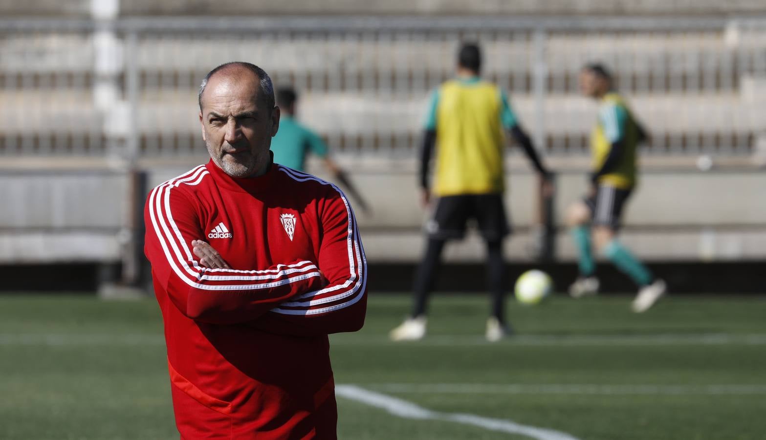 El primer entrenamiento de Juan Sabas en el Córdoba CF, en imágenes