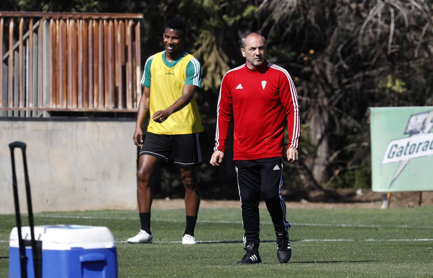 El primer entrenamiento de Juan Sabas en el Córdoba CF, en imágenes