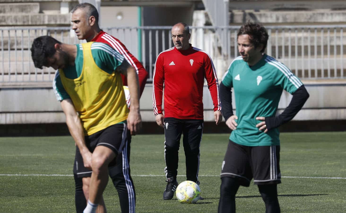 El primer entrenamiento de Juan Sabas en el Córdoba CF, en imágenes