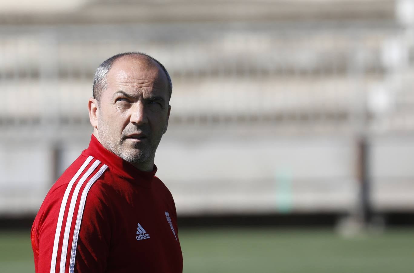 El primer entrenamiento de Juan Sabas en el Córdoba CF, en imágenes