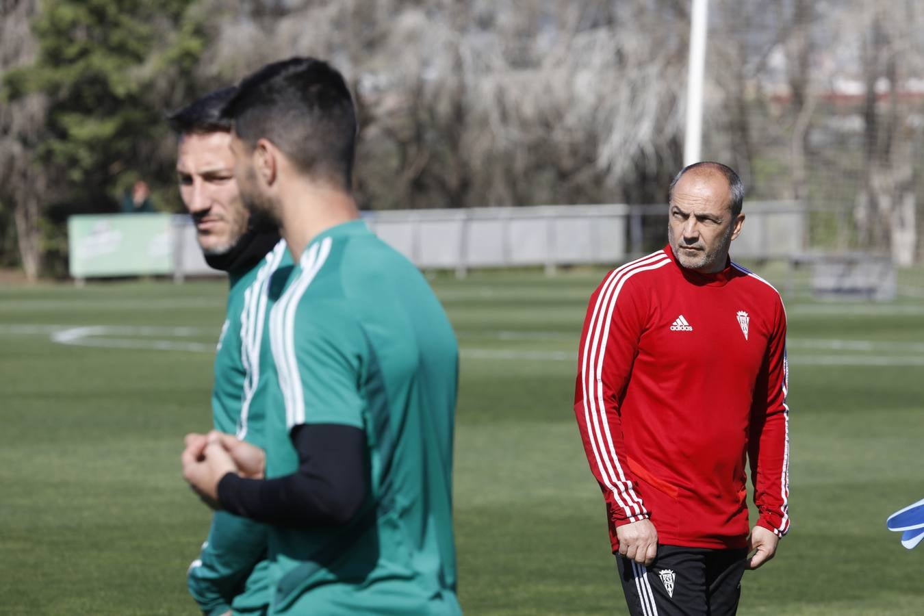 El primer entrenamiento de Juan Sabas en el Córdoba CF, en imágenes