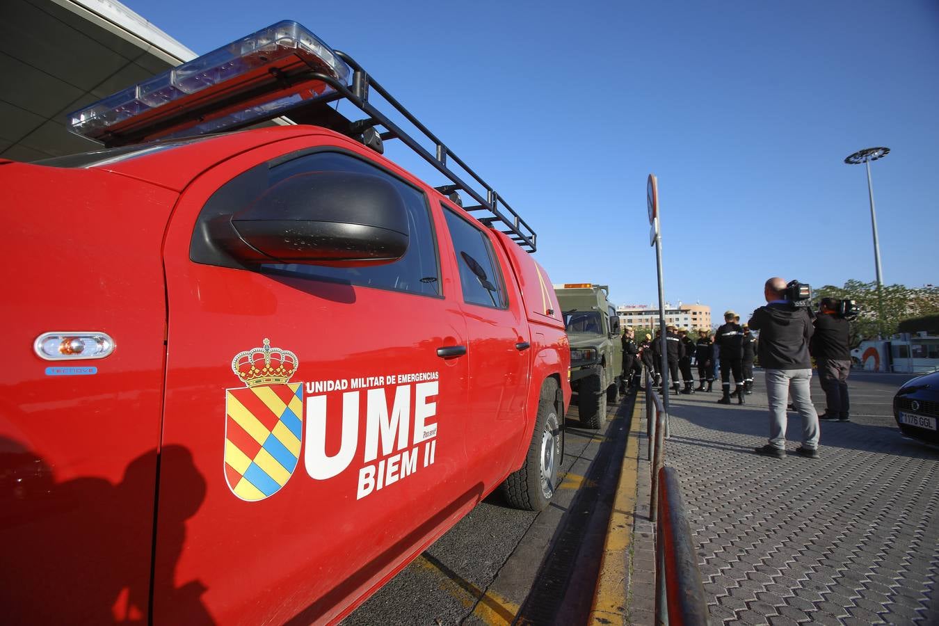 Despliegue de la UME en la estación de Santa Justa