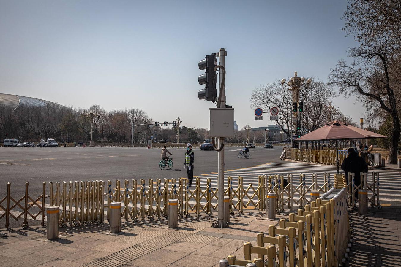 La Plaza de Tianamen, en Pekín (China). 