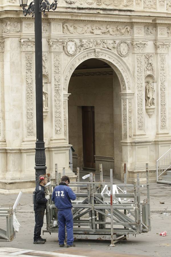 Coronavirus en Sevilla: en el trabajo, pese al Estado de alarma