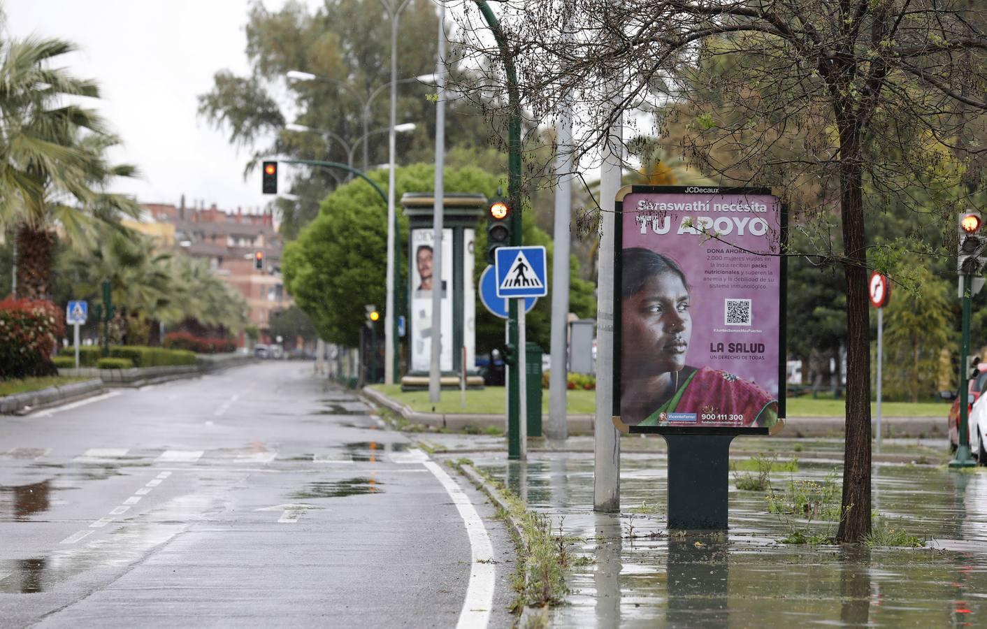 Las calles desiertas de un domingo de coronavirus en Córdoba, en imágenes