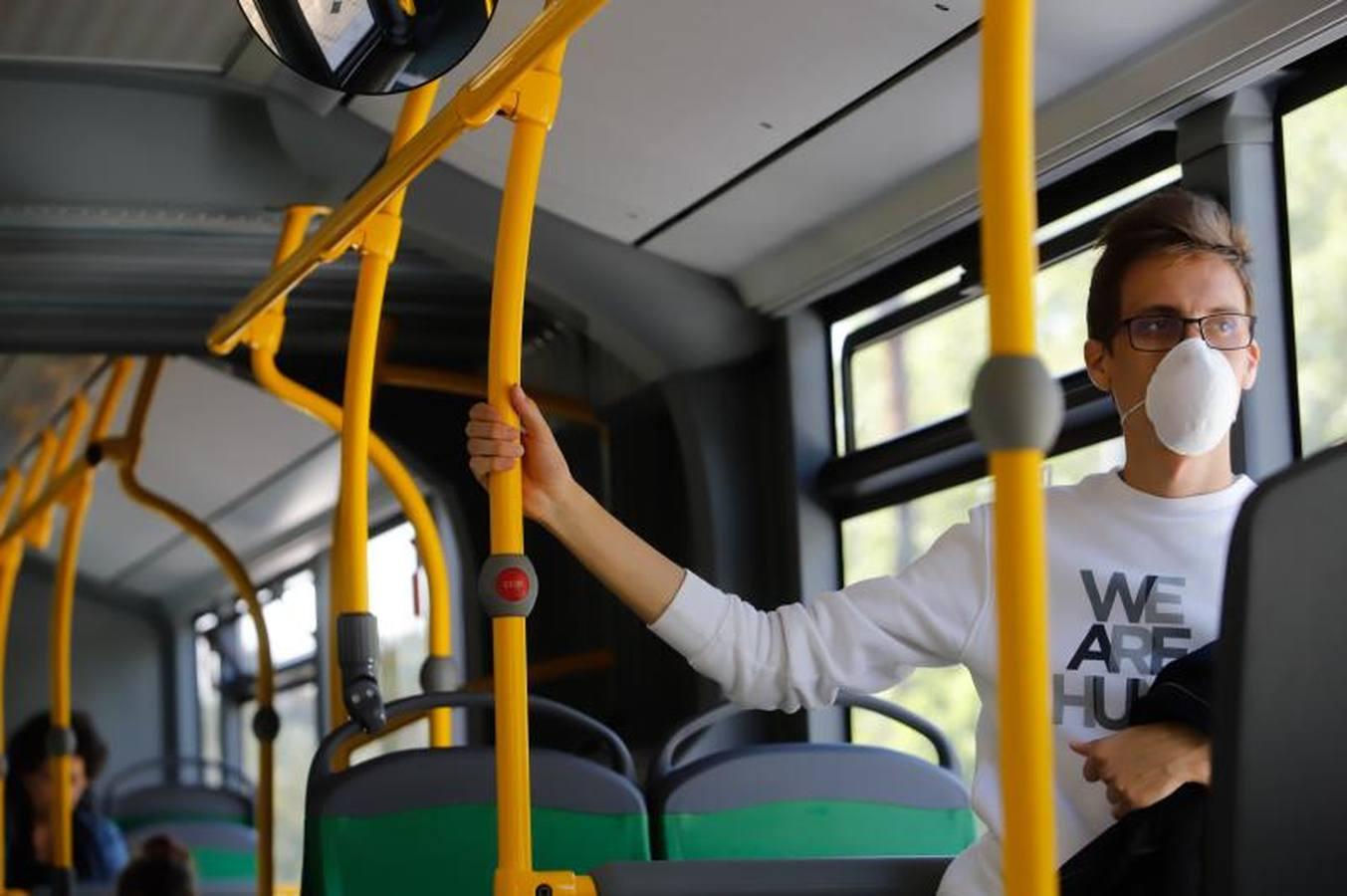 El servicio de Aucorsa durante el estado de alarma, en imágenes