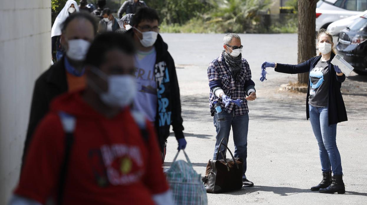 El traslado en Córdoba de personas sin hogar por el coronavirus, en imágenes