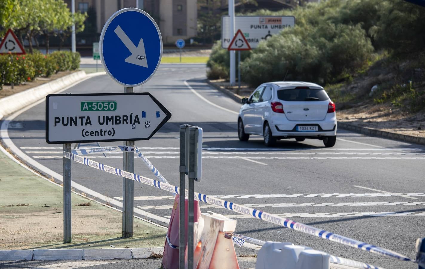 Estado de alarma por el coronavirus: Controles para restringir el acceso de Punta Umbría