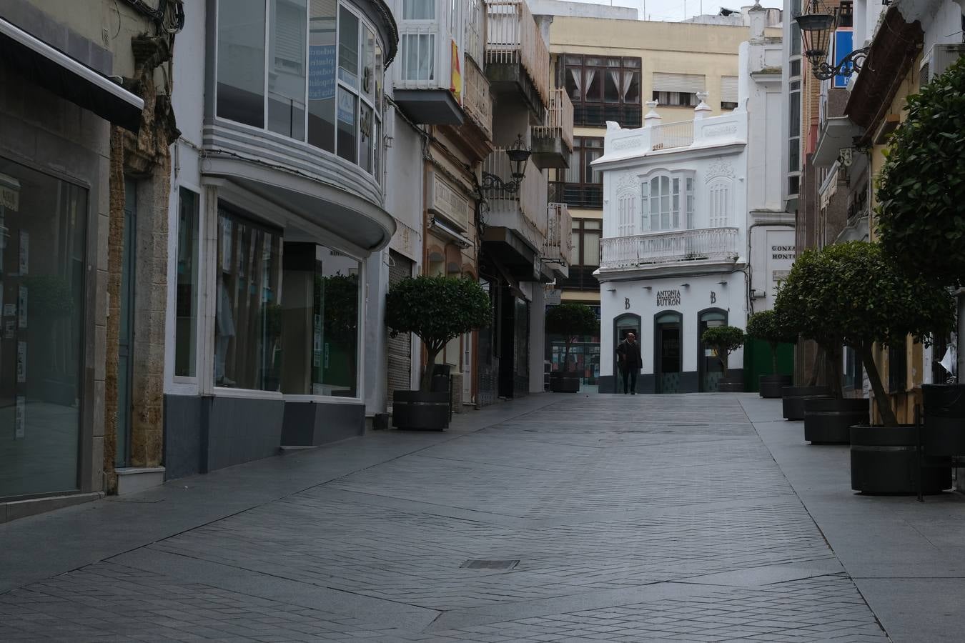 Calle peatonal del centro de San Fernando.