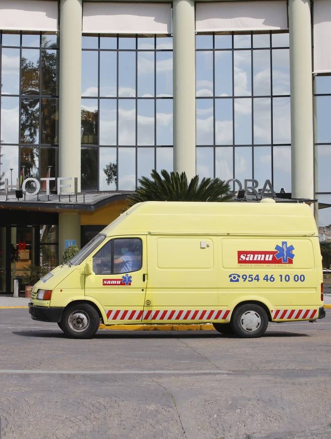 El Hotel Alcora de Sevilla, el primero en medicalizarse para atender a afectados por coronavirus