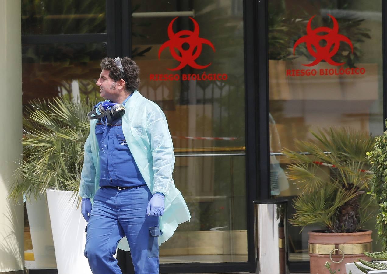 El Hotel Alcora de Sevilla, el primero en medicalizarse para atender a afectados por coronavirus