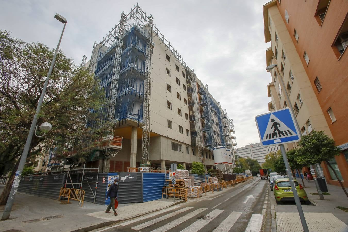 Coronavirus en Sevilla: Obras paradas  tras las restricciones a la actividad del Gobierno