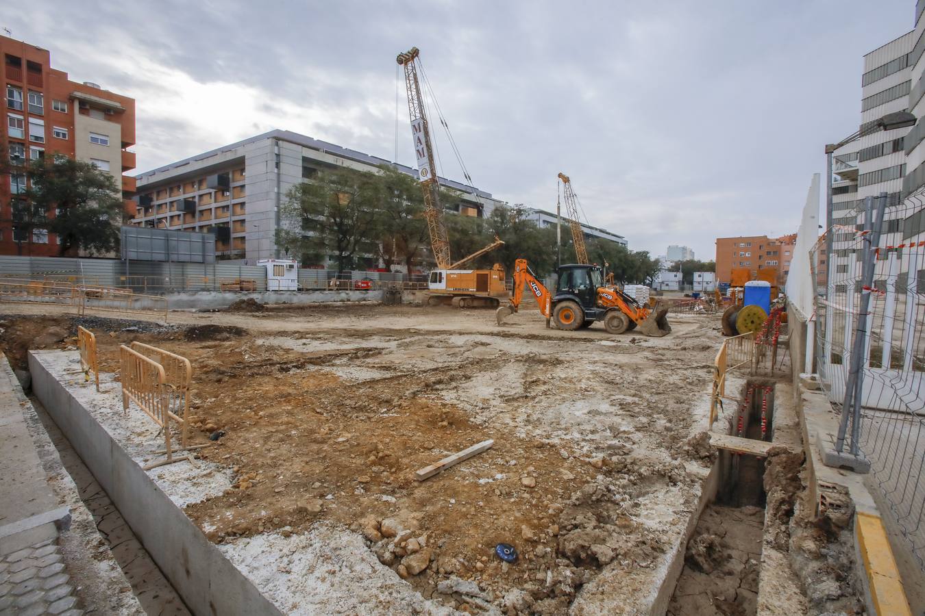 Coronavirus en Sevilla: Obras paradas  tras las restricciones a la actividad del Gobierno