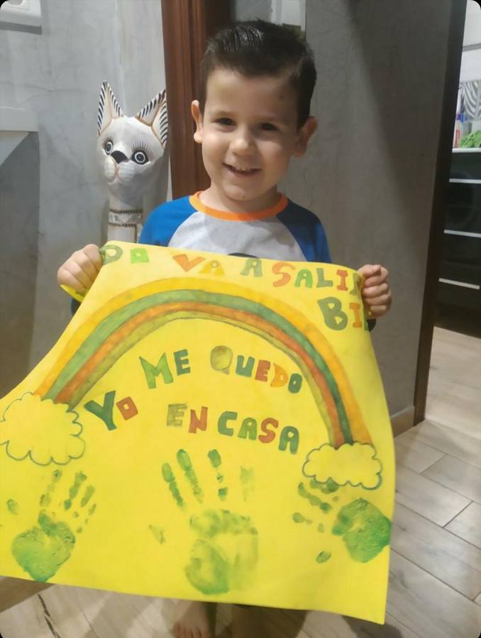 Los pequeños lectores de ABC de Sevilla nos alegran el confinamiento con sus dibujos