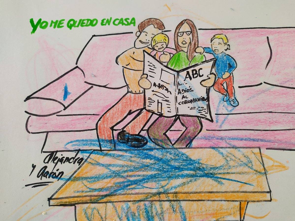 Los pequeños lectores de ABC de Sevilla nos alegran el confinamiento con sus dibujos