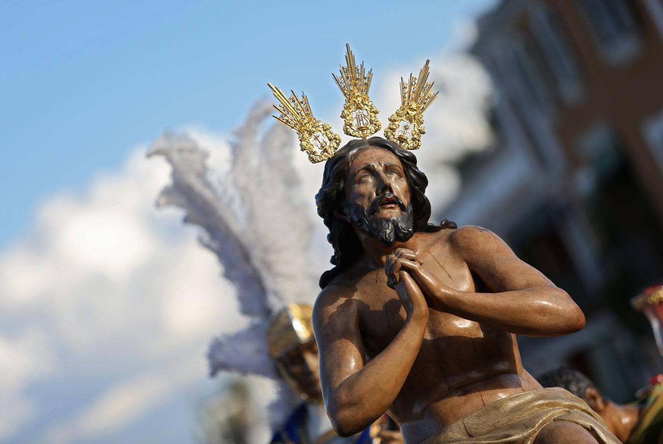 El Cristo de la Estrella en la capilla del Carmen. 