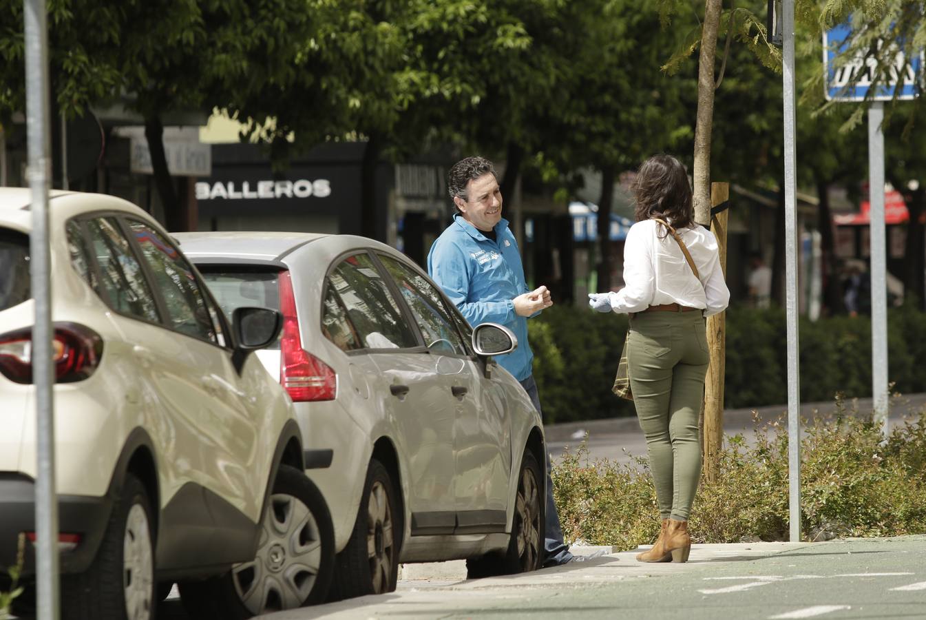 Coronavirus en Sevilla: San Pablo, un barrio confinado en una galería de arte