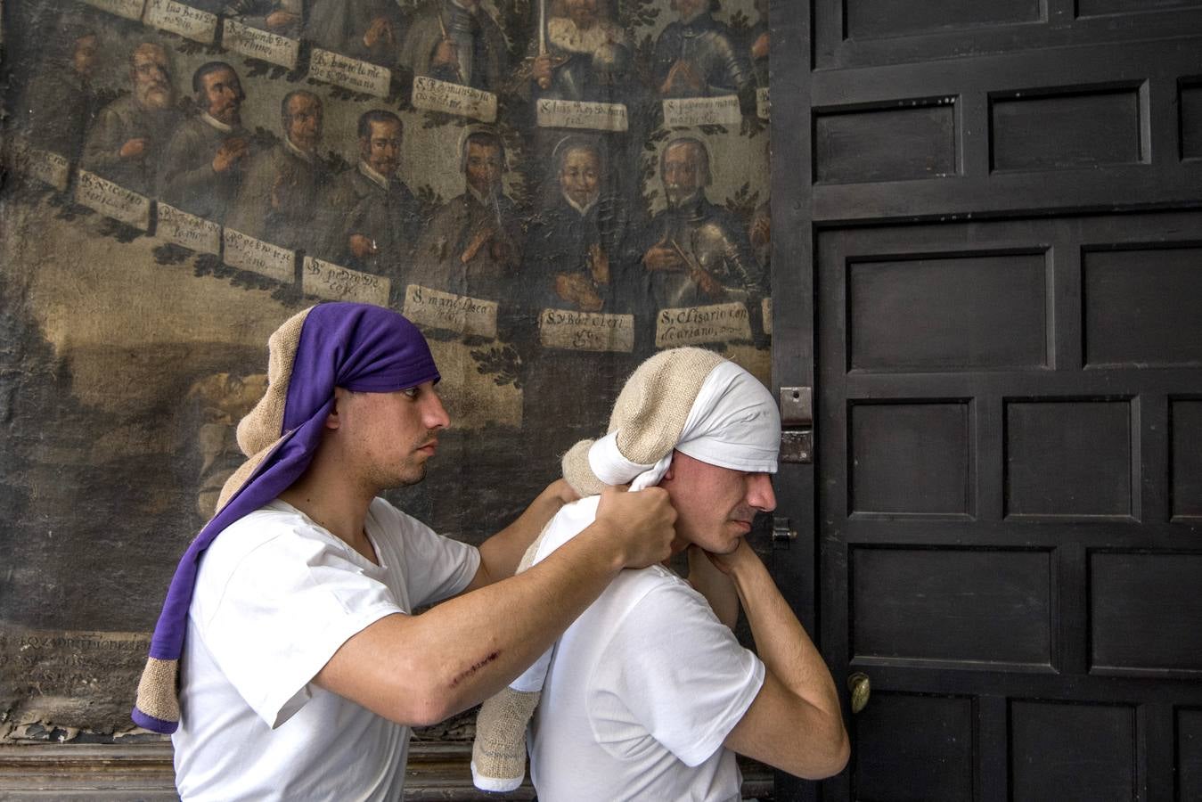 Costaleros de la Hermandad de la Soledad de San Buenaventura