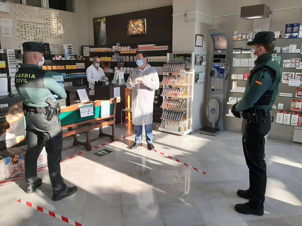 Así trabaja la Guardia Civil en Córdoba contra el coronavirus