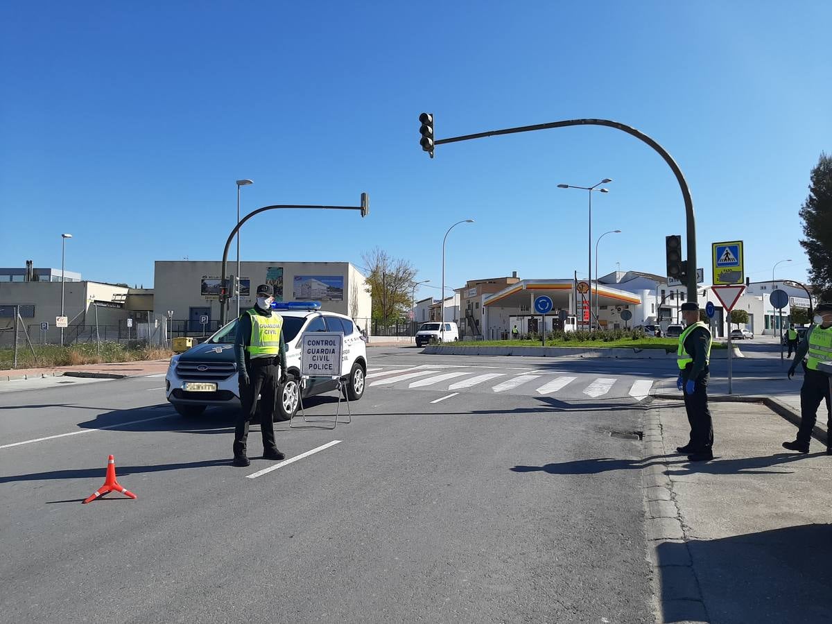 Así trabaja la Guardia Civil en Córdoba contra el coronavirus